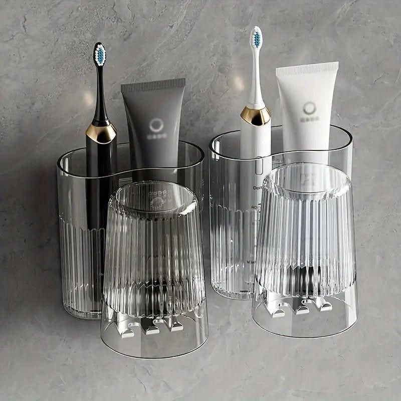 This Luxury Toothbrush Holder represents the pinnacle of bathroom organization. Engineered with non-porous materials that resist bacterial accumulation, it features precision-designed slots that maintain optimal separation between brushes. The weighted base ensures stability on any surface, while the minimalist silhouette incorporates subtle drainage channels to promote hygiene. An investment in both functionality and refined aesthetics for the discerning bathroom.