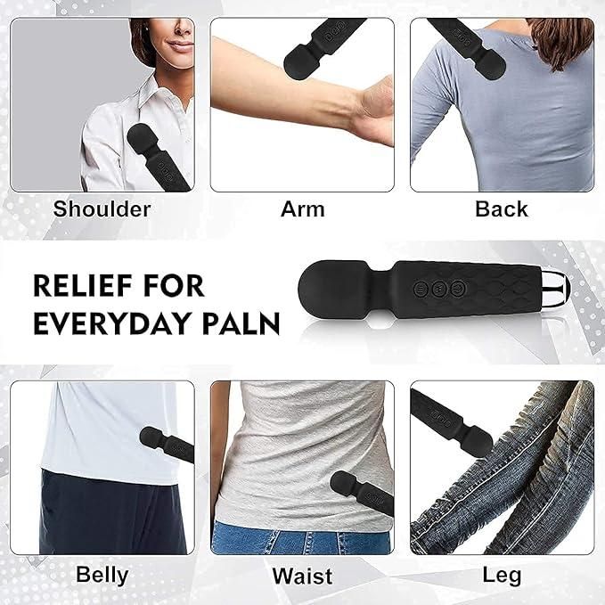 The Rechargeable Body Wand Full Body Massager utilizes advanced percussion technology to penetrate deep tissue layers, effectively releasing muscle knots and improving circulation. Its ergonomic design enables access to hard-to-reach areas, while the long-lasting battery ensures uninterrupted therapy sessions. The variable speed settings accommodate different sensitivity levels and treatment requirements for optimal therapeutic results.