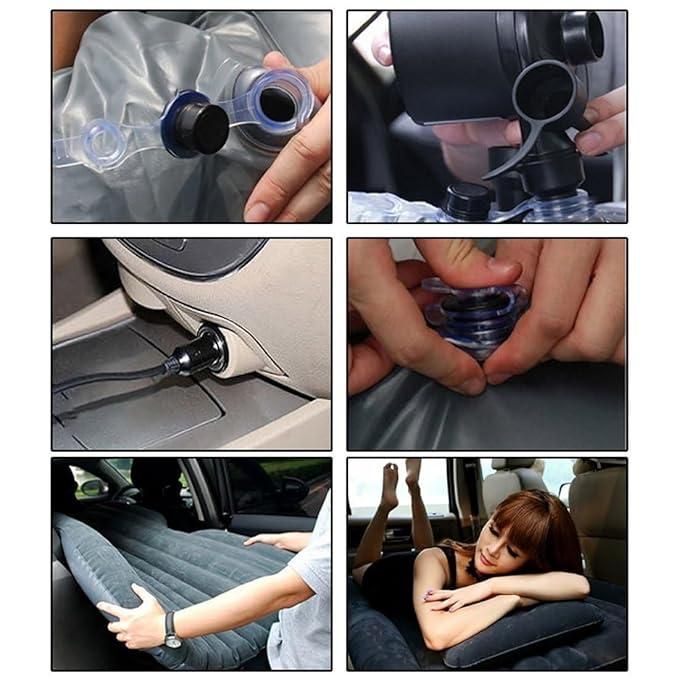 Experience enhanced comfort on the road with the Car Travel Bed Mattress featuring two inflatable air pillows. Designed to seamlessly fit most car backseats, this mattress provides a stable and cushioned surface for restful sleep during travel. Made from durable, waterproof materials, it ensures longevity and easy maintenance. The included air pillows offer additional support for your head and neck, reducing fatigue on long journeys. Ideal for road trips, camping, or emergency rest stops, this travel mattre