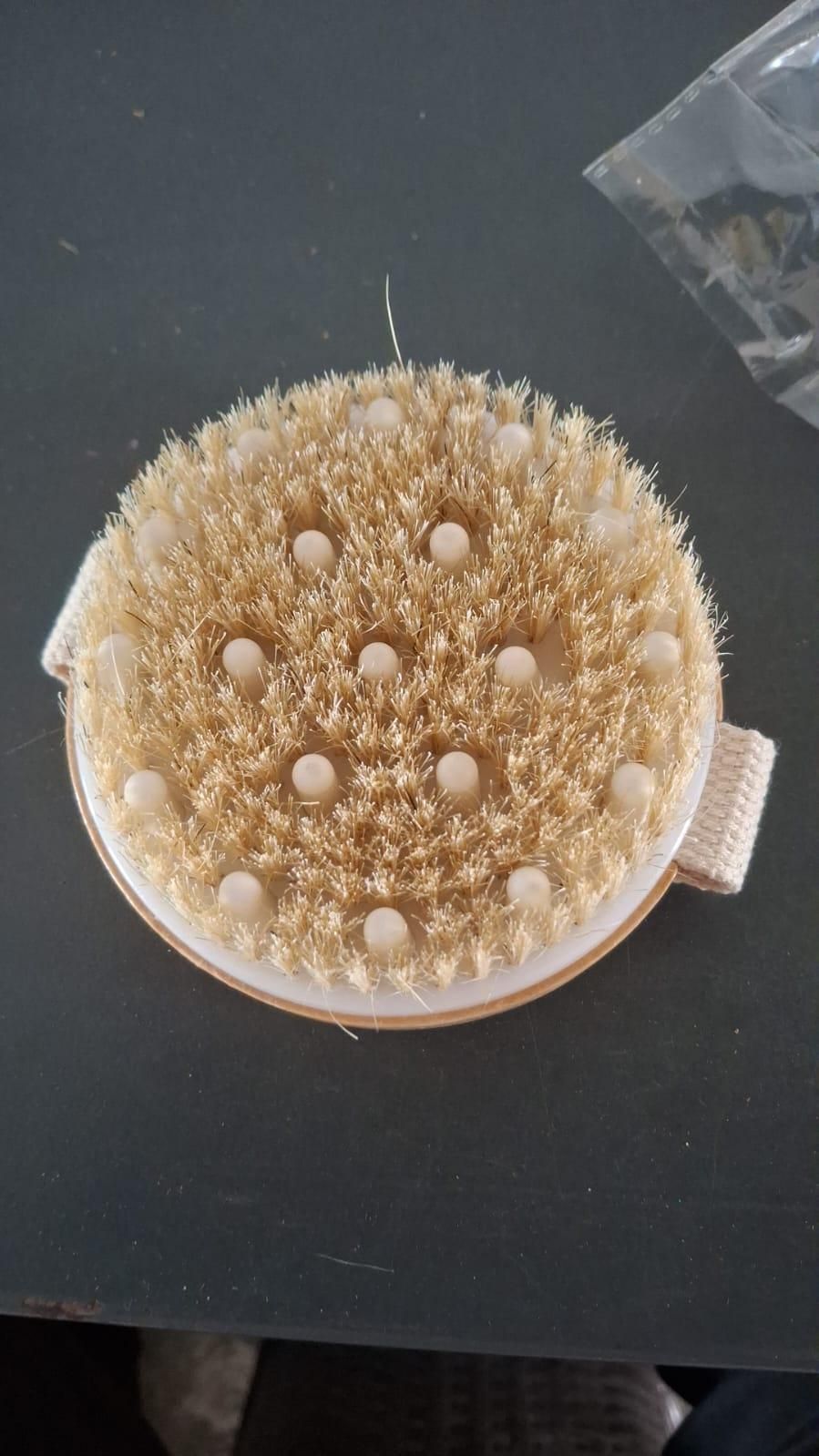 Our Wooden Bath Brush offers a gentle yet effective way to cleanse and exfoliate your skin. Made from quality natural wood, it features soft bristles that stimulate circulation while removing dead skin cells. The comfortable handle provides excellent grip even when wet, making your daily bathing routine more enjoyable and beneficial for your skin's health.