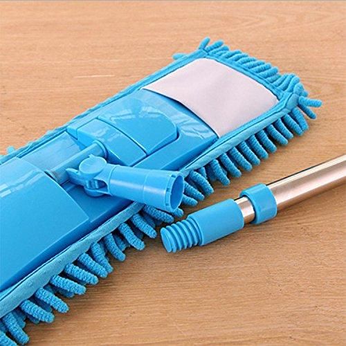 This versatile flat microfiber mop is designed for both wet and dry floor cleaning, ensuring efficient removal of dust, dirt, and spills. Its telescopic long handle provides extended reach and ergonomic comfort, reducing strain during use. The microfiber pad offers superior absorption and gentle cleaning, suitable for various floor types. Ideal for maintaining spotless floors with minimal effort, this mop combines practicality and durability for expert-level cleaning performance.