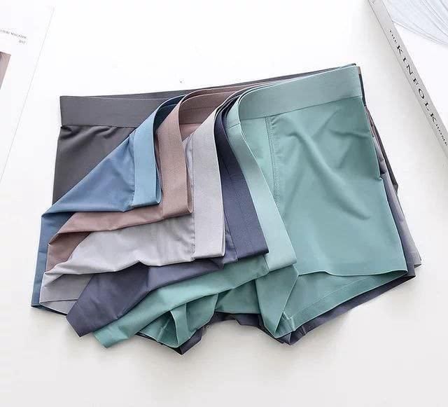 Upgrade your everyday comfort with our Men's Ice Silk Briefs Boxers. Made from a silky smooth material, these briefs offer a lightweight and breathable feel for all-day wear. The pack includes 3 pairs, perfect for adding to your wardrobe rotation. Experience the luxury of ice silk and elevate your underwear collection.