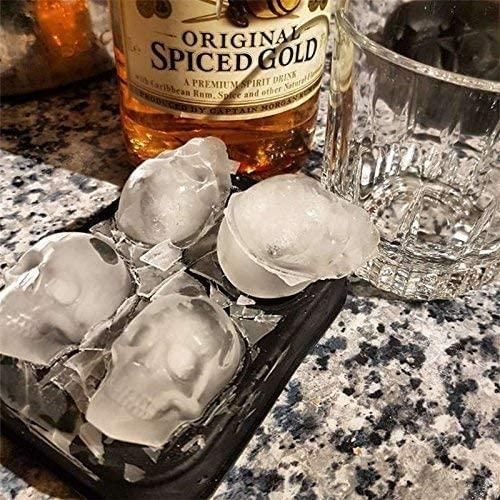 This 3D Skull Silicon Ice Cube Tray is made from high-quality, food-safe silicone, ensuring durability and flexibility for effortless ice removal. Its intricate skull design adds a bold, artistic touch to beverages, perfect for themed events or enhancing cocktail presentations. Easy to clean and resistant to cracking, this tray offers both functionality and distinctive style for professional or home use.