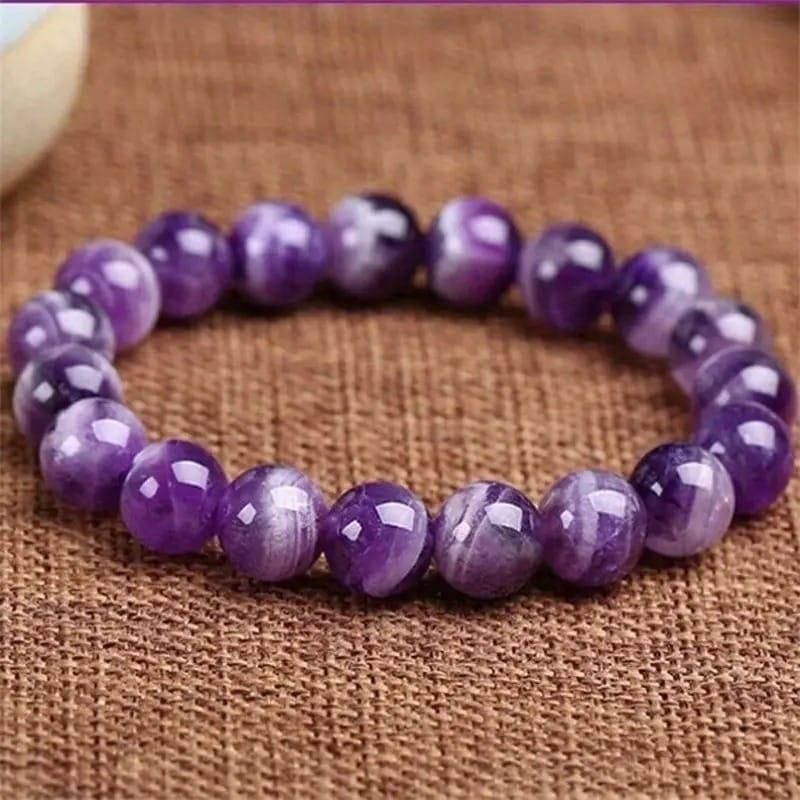 Elevate your accessory collection with our Stretchable Handmade Natural Crystal Stone Bracelets. Each pack contains two meticulously crafted bracelets featuring genuine natural crystal stones. The stretchable design ensures comfortable wear while accommodating various wrist sizes. These versatile pieces complement both casual and formal attire, making them perfect for daily wear or special occasions.