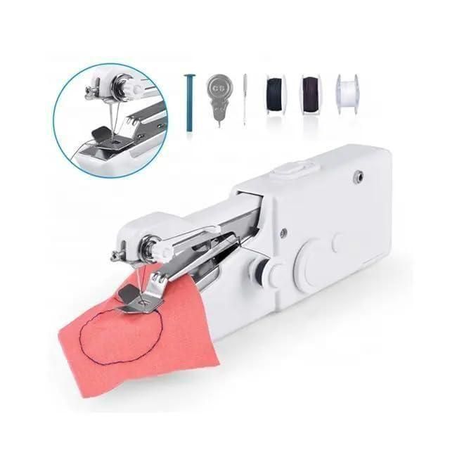 The Stitch Handheld Cordless Portable Sewing Machine combines professional functionality with exceptional mobility. Engineered with precision components, this white compact device delivers reliable stitching without the constraints of power cords. Its ergonomic design facilitates optimal control for various fabric applications, while the battery-powered operation ensures consistent performance during travel or quick repairs. An essential tool for both professional alterations and domestic sewing requirement