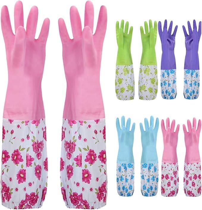 Multipurpose Cleaning Gloves with Lining provide durable hand protection for a variety of cleaning tasks. The soft inner lining ensures comfort during prolonged use, while the sturdy outer material resists water, detergents, and grime. These gloves are designed to enhance grip and flexibility, making them ideal for household cleaning, dishwashing, and other chores requiring reliable hand safety and hygiene.