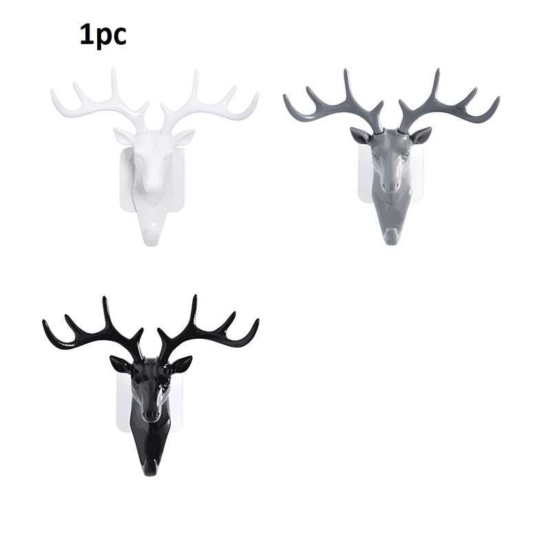 The Self Adhesive Deer Head Hanging Hook combines elegant design with practical functionality. Easy to install without drilling, this hook adheres securely to smooth surfaces, providing a reliable spot to hang keys, light bags, or decorative items. Its unique deer head shape adds a refined touch to any room, making it both a stylish and efficient organizational accessory. Ideal for enhancing your home or office space with minimal effort.