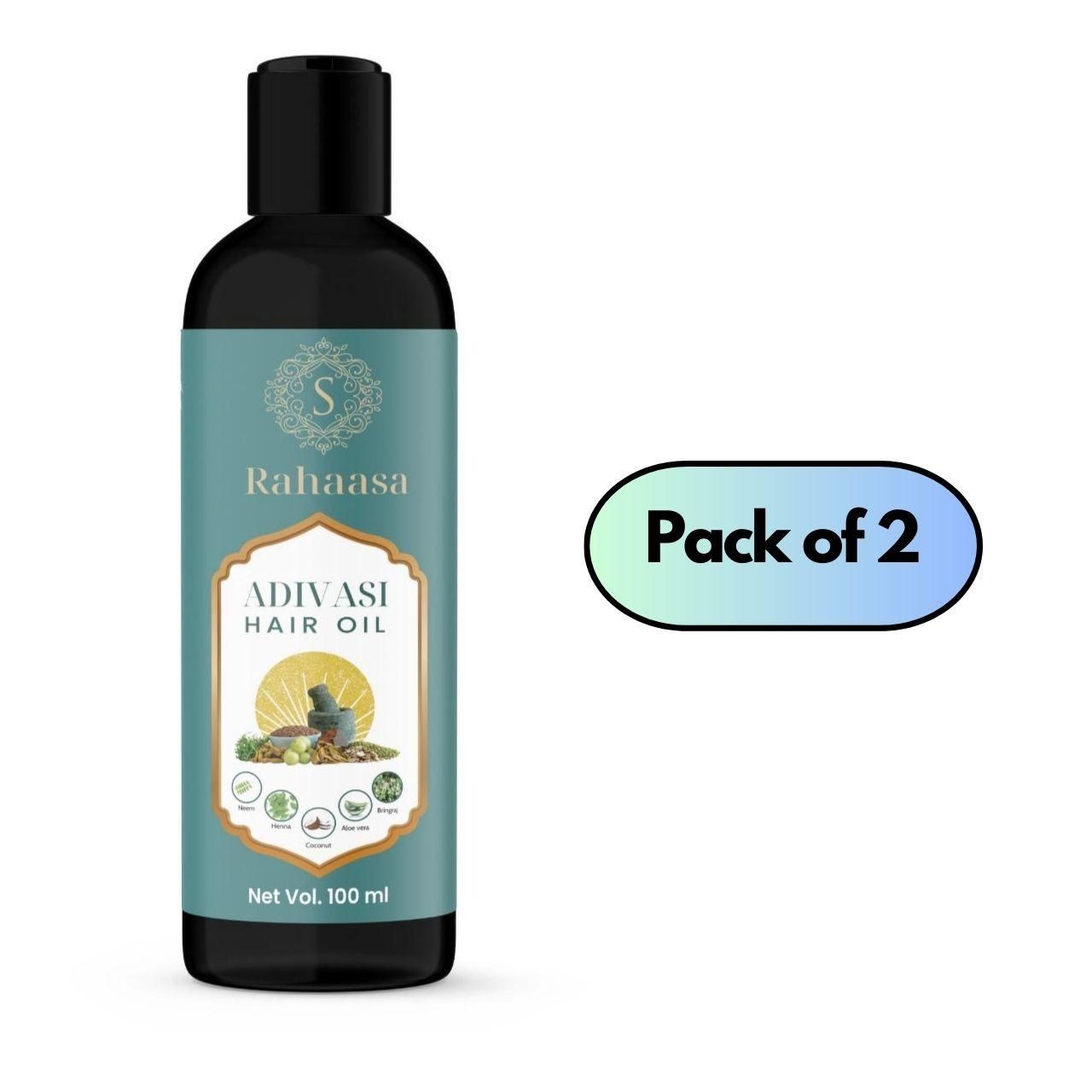 Formulated with traditional Adivasi wisdom, Rahaasa Hair Oil delivers comprehensive hair nourishment in a convenient 200 ml dual pack. This potent blend penetrates deeply to strengthen follicles, reduce breakage, and enhance natural shine. Regular application helps combat dryness while promoting healthier, more resilient hair growth.
