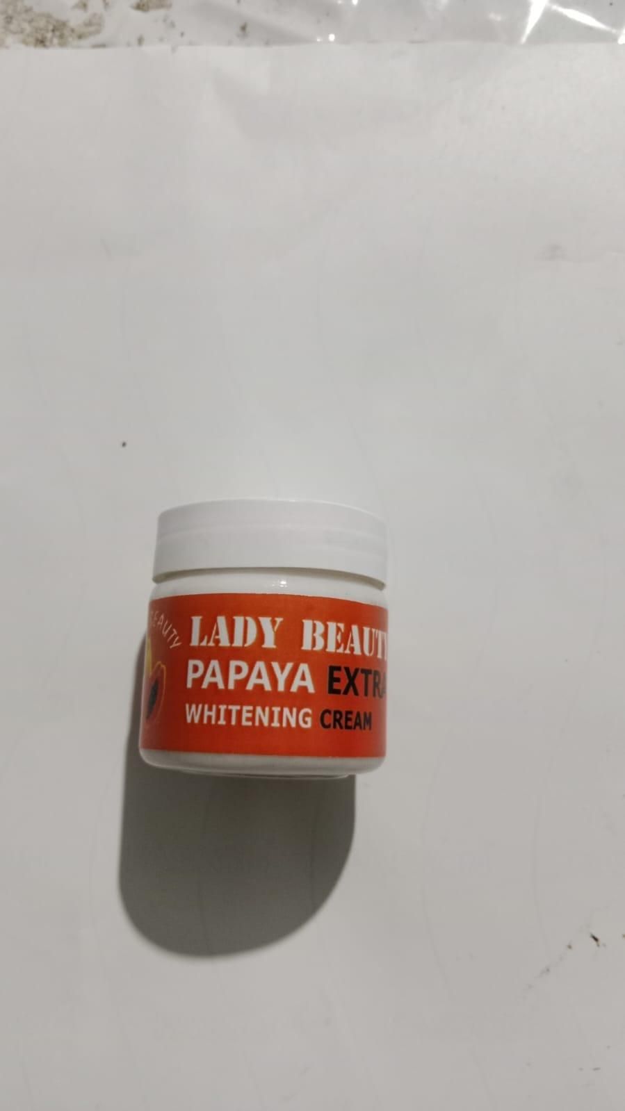 This dermatologically-tested Papaya Whitening Cream contains enzymatic papain compounds that effectively target melanin deposits and promote cellular turnover. The 50ml formulation delivers a concentrated dose of vitamin A and C derivatives that inhibit tyrosinase activity while strengthening the skin barrier. Clinical studies demonstrate visible reduction in dark spots and uneven pigmentation with consistent application.