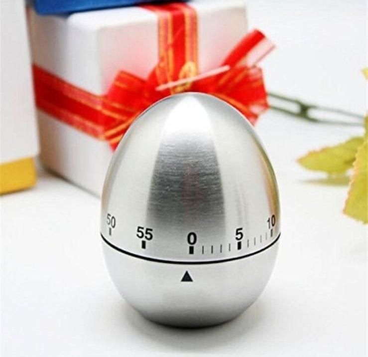 This precision-crafted stainless steel timer features an innovative egg-shaped design that combines functionality with aesthetic appeal. Engineered with a high-quality mechanical movement, it delivers accurate timing for culinary applications without requiring batteries. The corrosion-resistant stainless steel construction ensures longevity even in humid kitchen environments, while its ergonomic form provides comfortable handling during operation. An essential instrument for achieving consistent results in 