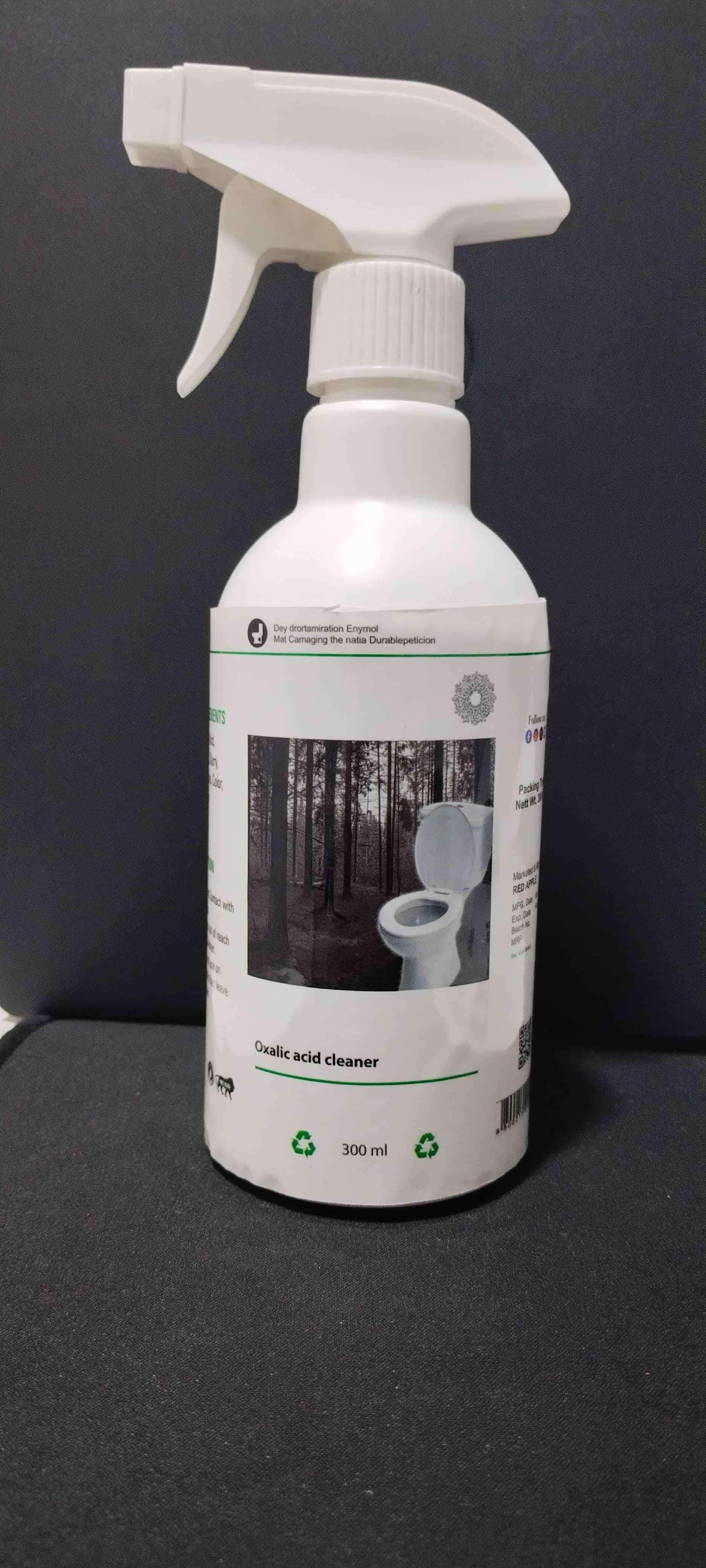 Our Multi-Purpose Oxalic Acid Stain Removal Spray is here to help you tackle those frustrating stains with ease. This 300ML solution works wonderfully on various surfaces, gently lifting away rust, mineral deposits, and tough discolorations that regular cleaners can't handle. We've designed it to make your cleaning routine simpler and more effective, giving you back that satisfaction of a truly clean home.