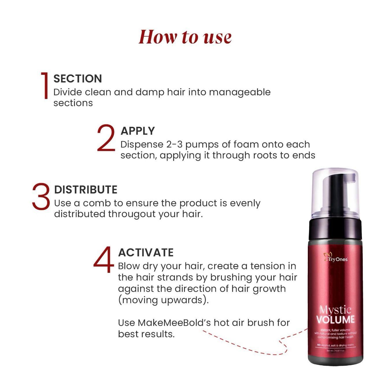 The Mystic Volume 200ml Pack of 2 delivers professional-grade volumizing treatment for transformative hair enhancement. Each bottle contains our proprietary blend of lightweight polymers and botanical extracts that create substantial lift from root to tip. This value duo provides consistent, salon-quality results for all hair types, particularly beneficial for fine or limp hair requiring structural support and enhanced body.