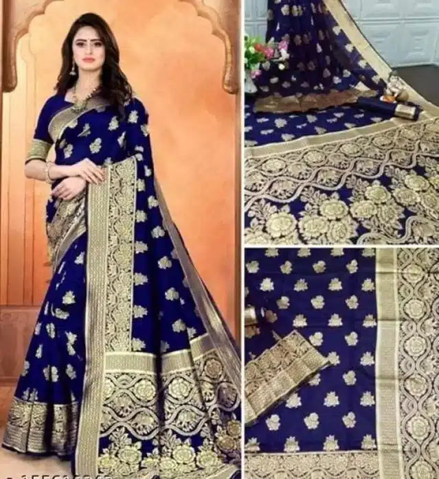 This black jacquard saree, measuring 6.3 meters, showcases exquisite foil printing that enhances its luxurious texture. Designed for women who appreciate fine craftsmanship, it offers a perfect balance of traditional elegance and modern sophistication. The high-quality fabric ensures comfortable wear and graceful draping, making it ideal for special occasions and formal events.