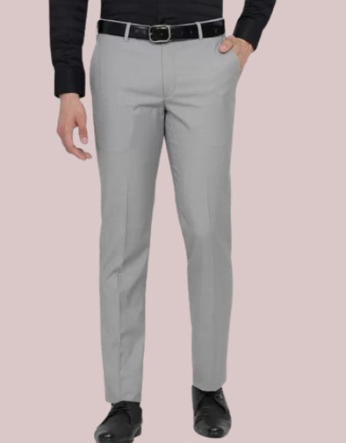 Solid Mid-Rise Stretchable Men's Formal Trousers

Expertly tailored formal trousers featuring a comfortable mid-rise fit with premium stretchable fabric that adapts to your movements while maintaining a professional silhouette. Available in multiple sizes to ensure the perfect fit for every professional occasion. The versatile design transitions seamlessly from office meetings to evening functions.