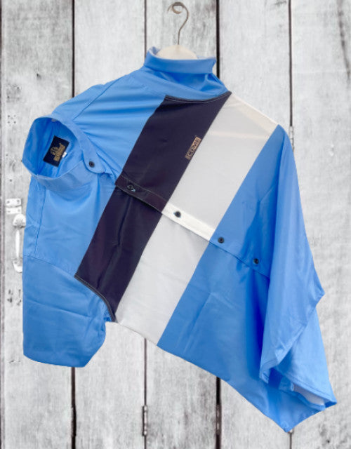 This Men's Regular, Super Slim Fit Color Block Mandarin Collar Casual Shirt offers a sleek and modern look. The slim fit cut complements the color block design, while the mandarin collar adds a touch of sophistication. Perfect for any casual event, this shirt provides a stylish and comfortable option for the fashion-conscious man.