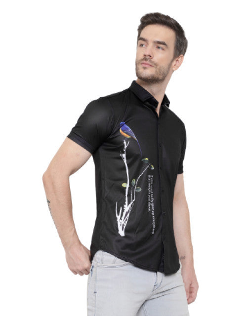 Expertly crafted for a sharp and modern look, our Men Regular, Super Slim Fit Printed Cut Away Collar Casual Shirt offers a sleek and sophisticated style. Made with high-quality materials, this shirt is designed to fit perfectly and enhance your appearance. Take on the day in confidence and style.
