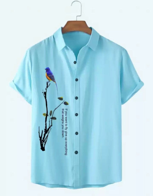Add some style and sophistication to your wardrobe with our Men's Regular, Super Slim Fit Printed Ribbed Collar Casual Shirt. Made for a perfect fit, the printed design and ribbed collar add a touch of interest to your look. Keep it casual yet polished with this must-have shirt.