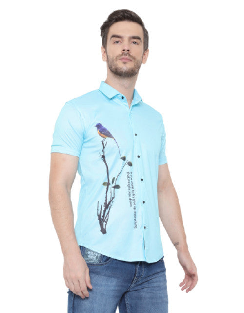 Add some style and sophistication to your wardrobe with our Men's Regular, Super Slim Fit Printed Ribbed Collar Casual Shirt. Made for a perfect fit, the printed design and ribbed collar add a touch of interest to your look. Keep it casual yet polished with this must-have shirt.
