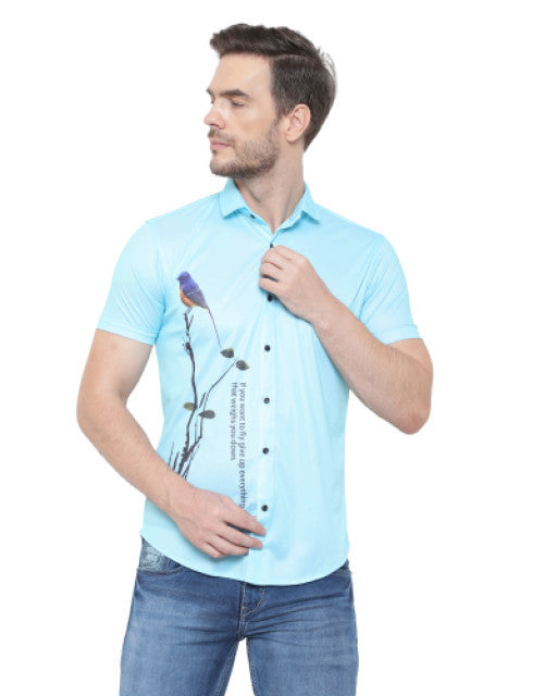 Add some style and sophistication to your wardrobe with our Men's Regular, Super Slim Fit Printed Ribbed Collar Casual Shirt. Made for a perfect fit, the printed design and ribbed collar add a touch of interest to your look. Keep it casual yet polished with this must-have shirt.