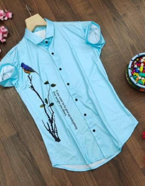 Add some style and sophistication to your wardrobe with our Men's Regular, Super Slim Fit Printed Ribbed Collar Casual Shirt. Made for a perfect fit, the printed design and ribbed collar add a touch of interest to your look. Keep it casual yet polished with this must-have shirt.