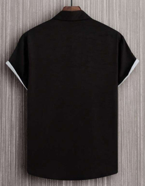 Upgrade your wardrobe with our Men Slim Fit Printed Cut Away Collar Casual Shirt. Made with a slim fit design, this shirt offers a stylish and modern look. The cut away collar adds a touch of sophistication, perfect for any casual or formal occasion. Update your style with this must-have shirt.