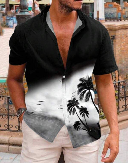 Upgrade your wardrobe with our Men Slim Fit Printed Cut Away Collar Casual Shirt. Made with a slim fit design, this shirt offers a stylish and modern look. The cut away collar adds a touch of sophistication, perfect for any casual or formal occasion. Update your style with this must-have shirt.