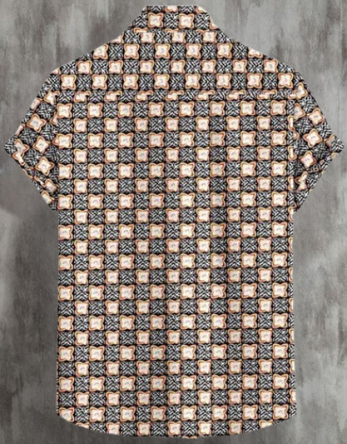 This men's slim fit casual shirt is perfect for any occasion. The half sleeves provide comfort and breathability, while the solid color adds a touch of sophistication. Constructed with high-quality materials, this shirt is both durable and stylish. Elevate your wardrobe with this versatile and fashionable shirt.
