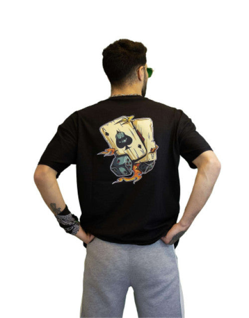 This men's stylish printed stretchable t-shirt is the perfect addition to any wardrobe. Made with high-quality materials, it offers both comfort and style. With a modern and eye-catching design, this t-shirt is versatile and suitable for any occasion. Upgrade your fashion game with this unique and trendy t-shirt.