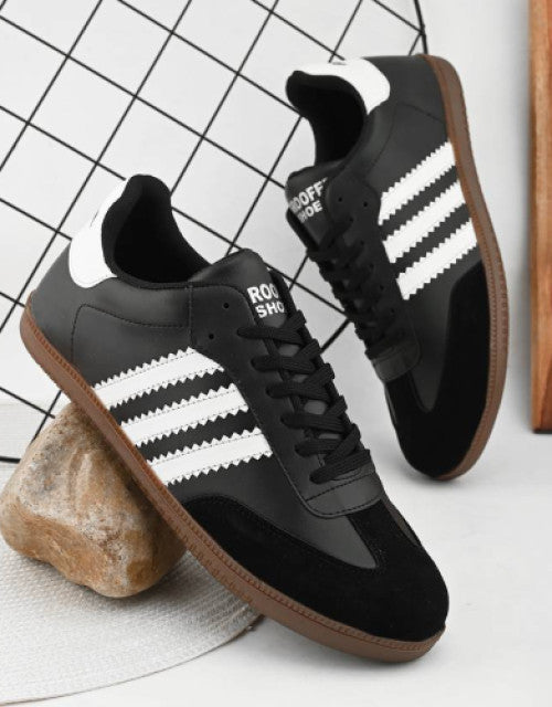 Groofer Unique casual shoes sneakers are expertly crafted for unisex wear, combining comfort and style for everyday use. These sneakers feature durable construction and a contemporary design that suits various casual settings. Their versatile fit and reliable support make them an excellent choice for anyone seeking practical yet fashionable footwear.