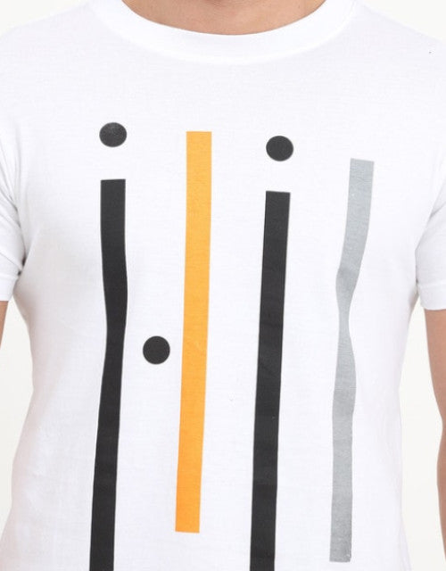 This Regular Fit Striped Crew-Neck T-Shirt combines classic styling with modern comfort. Crafted from premium cotton fabric, it features a timeless striped pattern that pairs effortlessly with jeans or shorts. The crew neckline provides a clean, versatile look while the regular fit ensures unrestricted movement throughout the day.