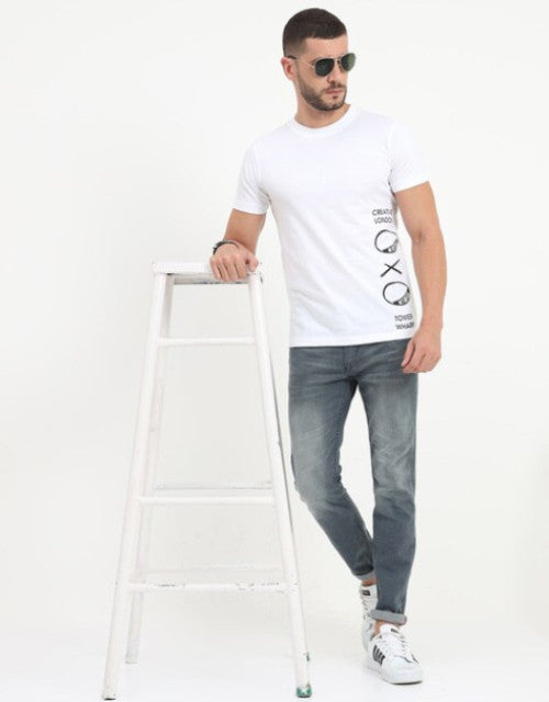 Regular Fit Typographic Print Crew-Neck T-Shirt

This Regular Fit Typographic Print Crew-Neck T-Shirt combines comfort with contemporary style. Crafted from premium cotton fabric that ensures breathability and durability throughout the day. The distinctive typographic design adds visual interest while the classic crew neckline and regular fit provide versatile styling options for casual or semi-casual occasions. Machine washable for easy maintenance.