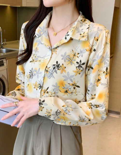 This Women Relaxed Fit Printed Formal Shirt delivers professional elegance with practical comfort. The carefully tailored relaxed silhouette ensures freedom of movement without sacrificing structure. Distinguished by its refined print pattern, this shirt provides versatility for corporate environments while maintaining a feminine aesthetic. Premium fabric construction offers durability and a consistently polished appearance throughout the workday.