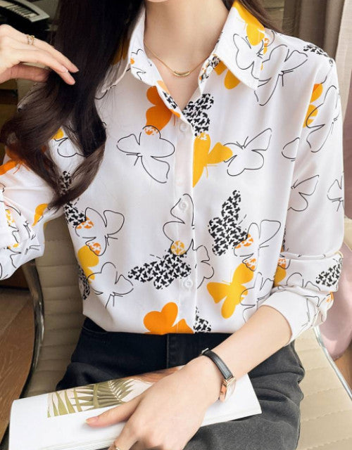 Expertly crafted women's casual shirt featuring a regular fit silhouette with tasteful printed patterns. The versatile design transitions effortlessly from day to evening wear, while quality fabric ensures comfort during extended wear. Perfect for pairing with jeans, trousers, or skirts for a polished yet relaxed appearance.