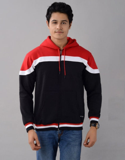 Crafted with precision, this Zip-Front Hoodie combines functionality with comfort. The full-length zipper allows for versatile temperature regulation, while strategically placed pockets provide secure storage for essentials. The tailored fit maintains a professional silhouette without compromising on movement, making it suitable for both athletic activities and casual wear.